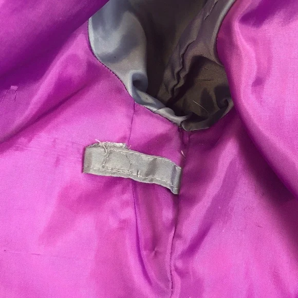 London Fog Gray Kids Puffer Jacket with Faux Fur Hood - Picture 10 of 10